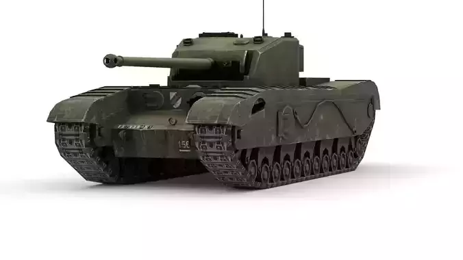 Black Prince - British Experimental Heavy Tank 3D Model