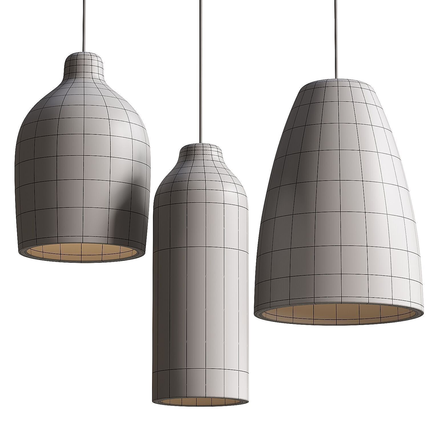 NYRA Wabi Sabi Pendant light 3D model_2