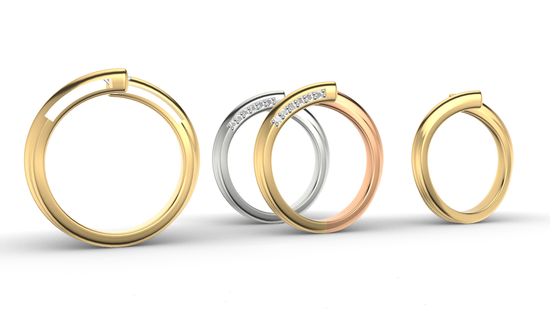 Marquise Engagement Ring 3D print model_5