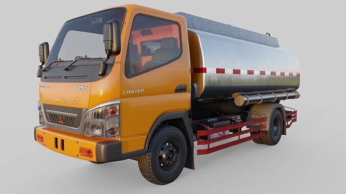 Mitsubishi Fuso tank truck 3D model