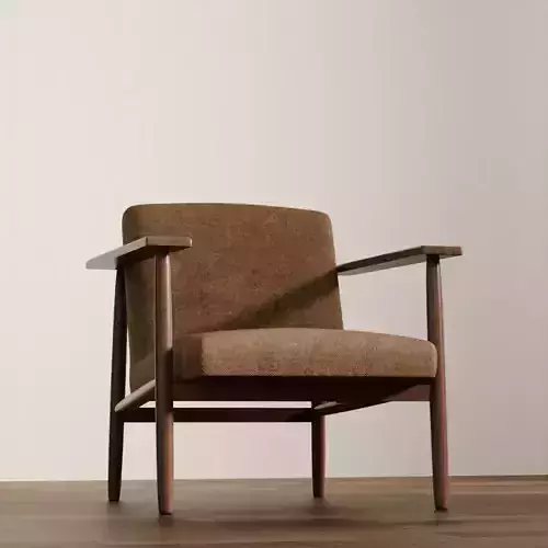 Vintage Wooden Armchair
