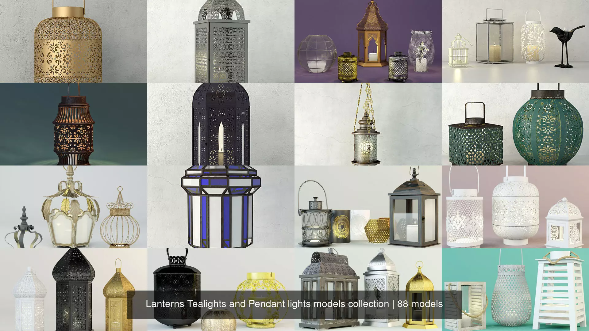 Lanterns Tealights and Pendant lights collection _0