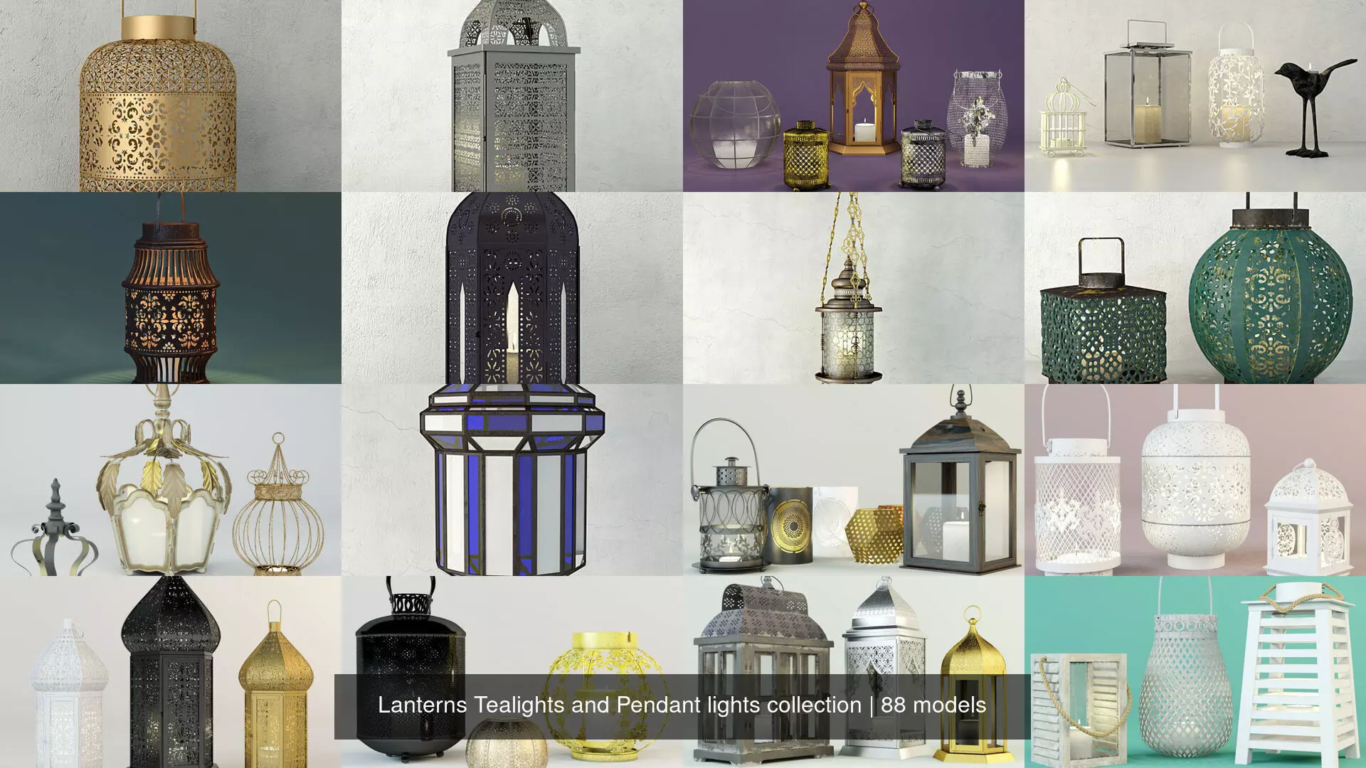 Lanterns Tealights and Pendant lights collection _1