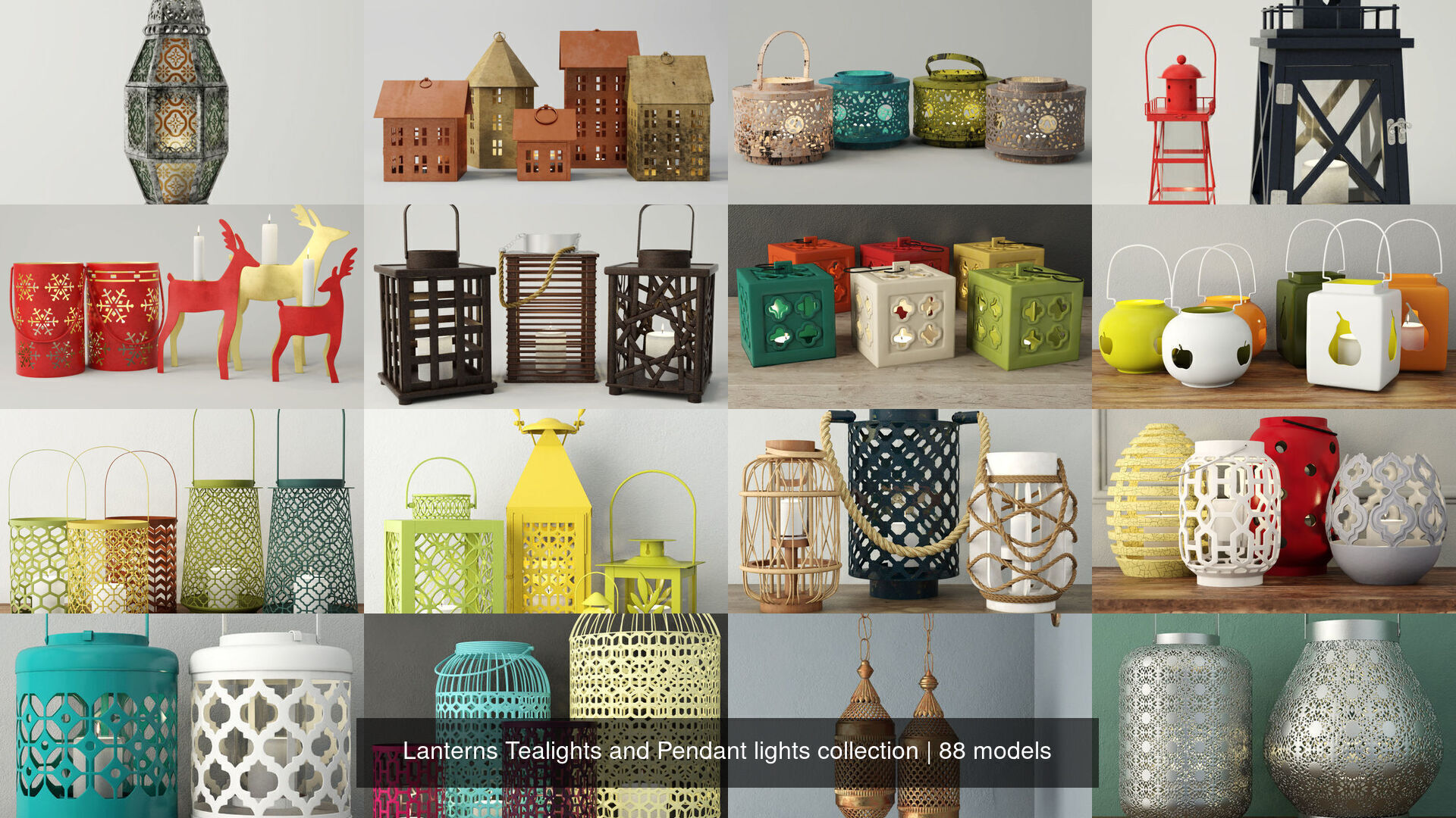 Lanterns Tealights and Pendant lights collection _6