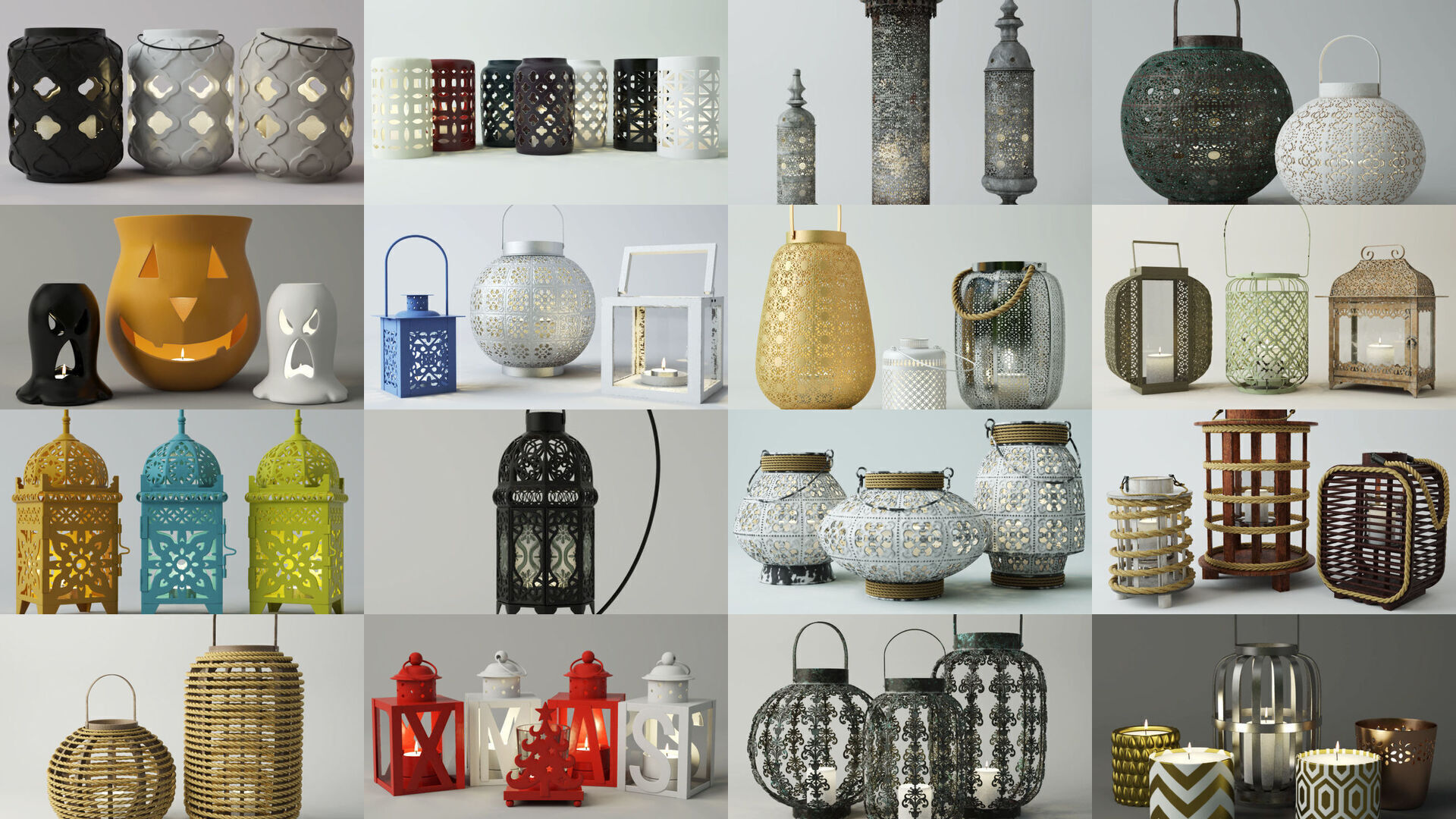 Lanterns Tealights and Pendant lights collection _5