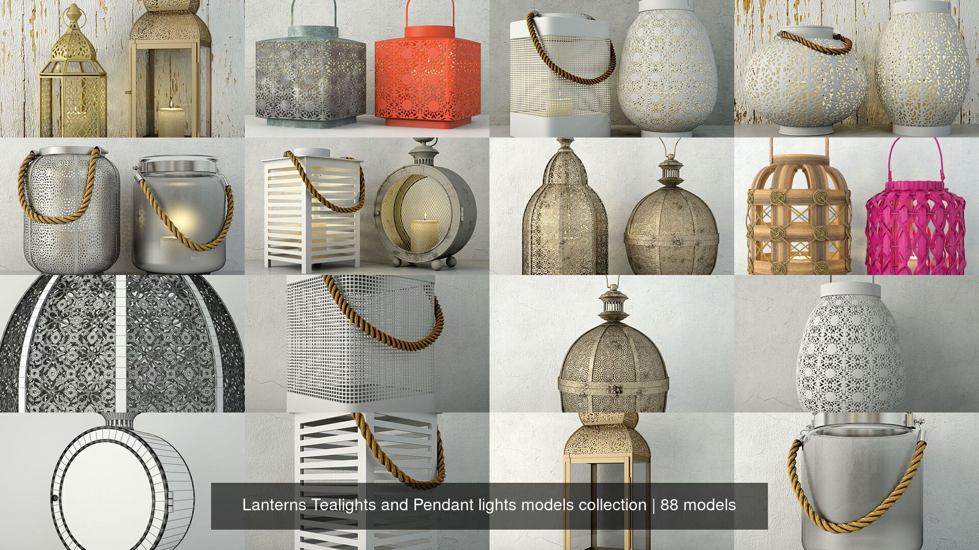Lanterns Tealights and Pendant lights collection _15