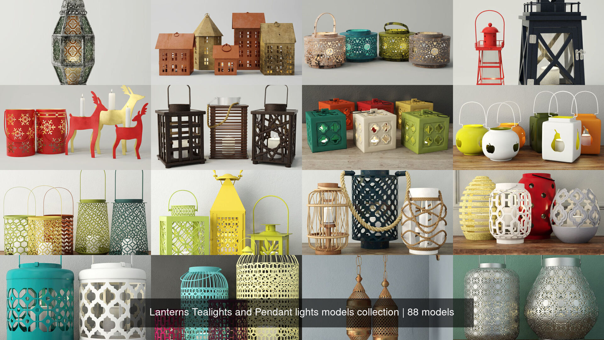 Lanterns Tealights and Pendant lights collection _11