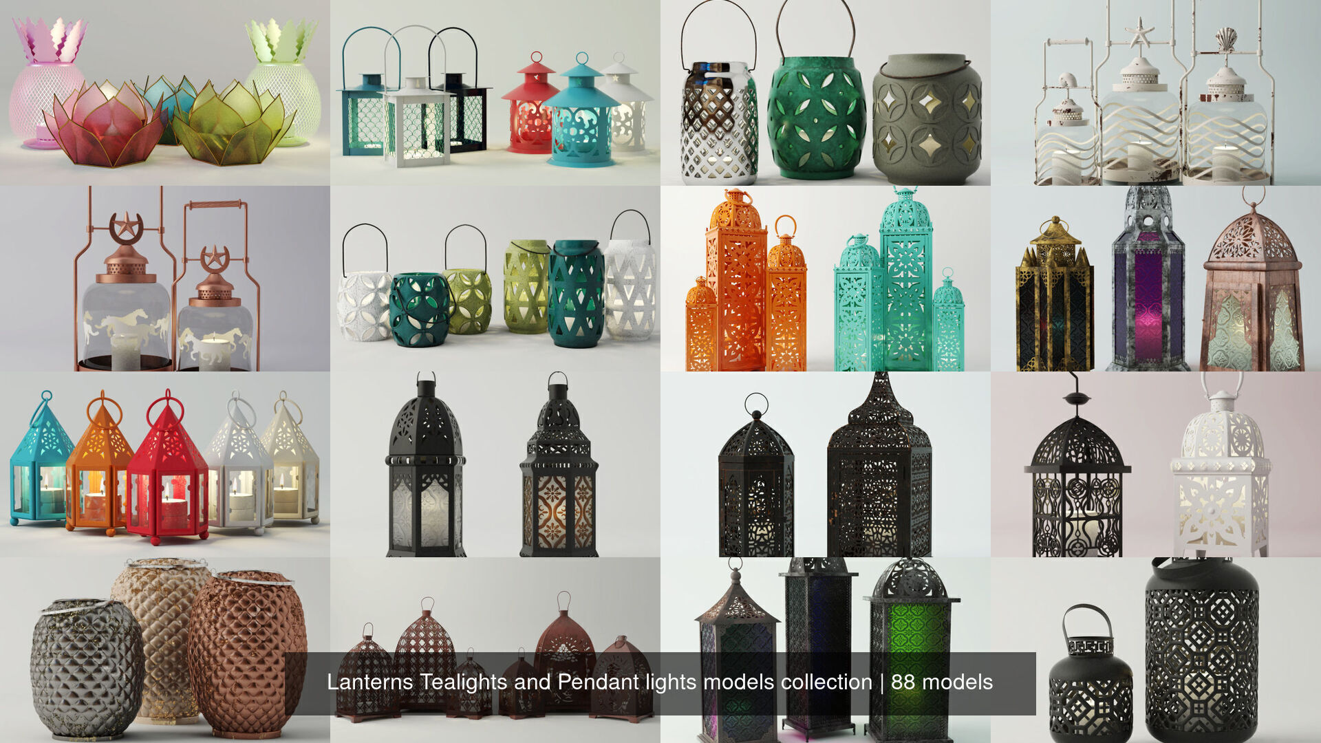 Lanterns Tealights and Pendant lights collection _3