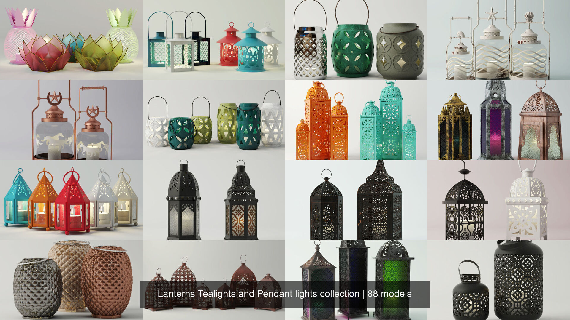 Lanterns Tealights and Pendant lights collection _2