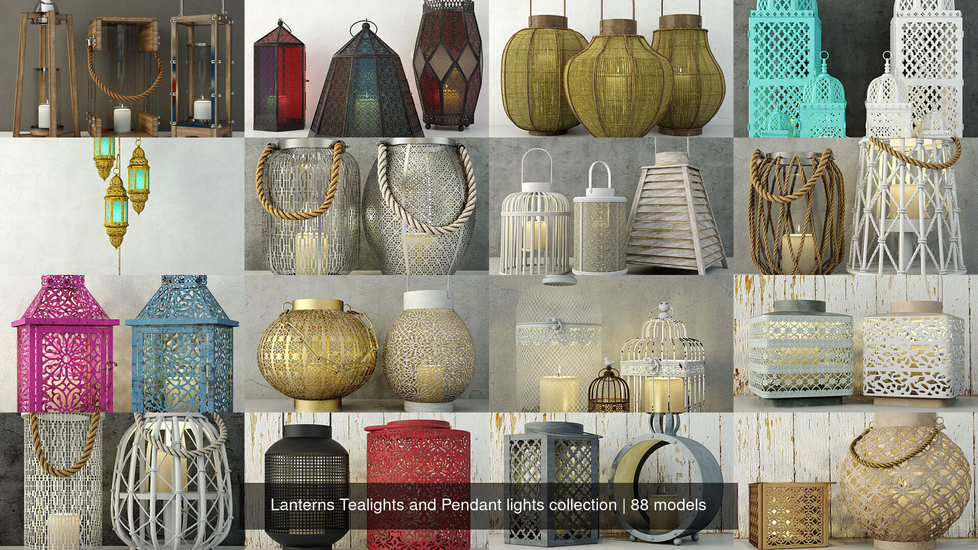 Lanterns Tealights and Pendant lights collection _8