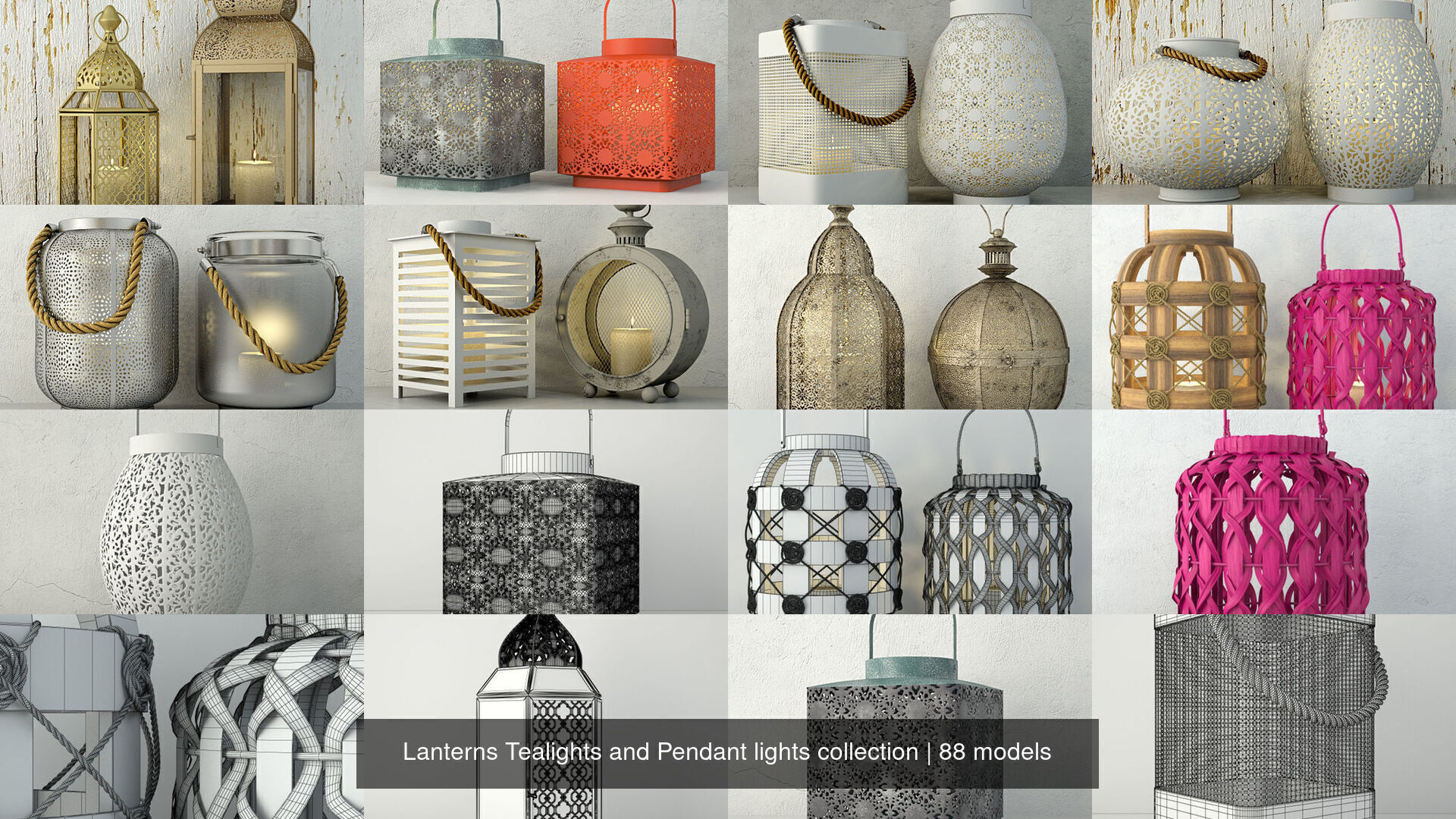 Lanterns Tealights and Pendant lights collection _10