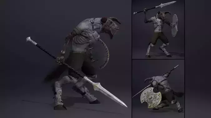 Night Spearman Damaged