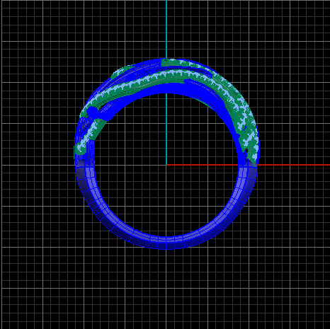 Women Ring 3D print model_34