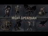 Night Spearman Arm2 Brutal Low-poly 3D model_3
