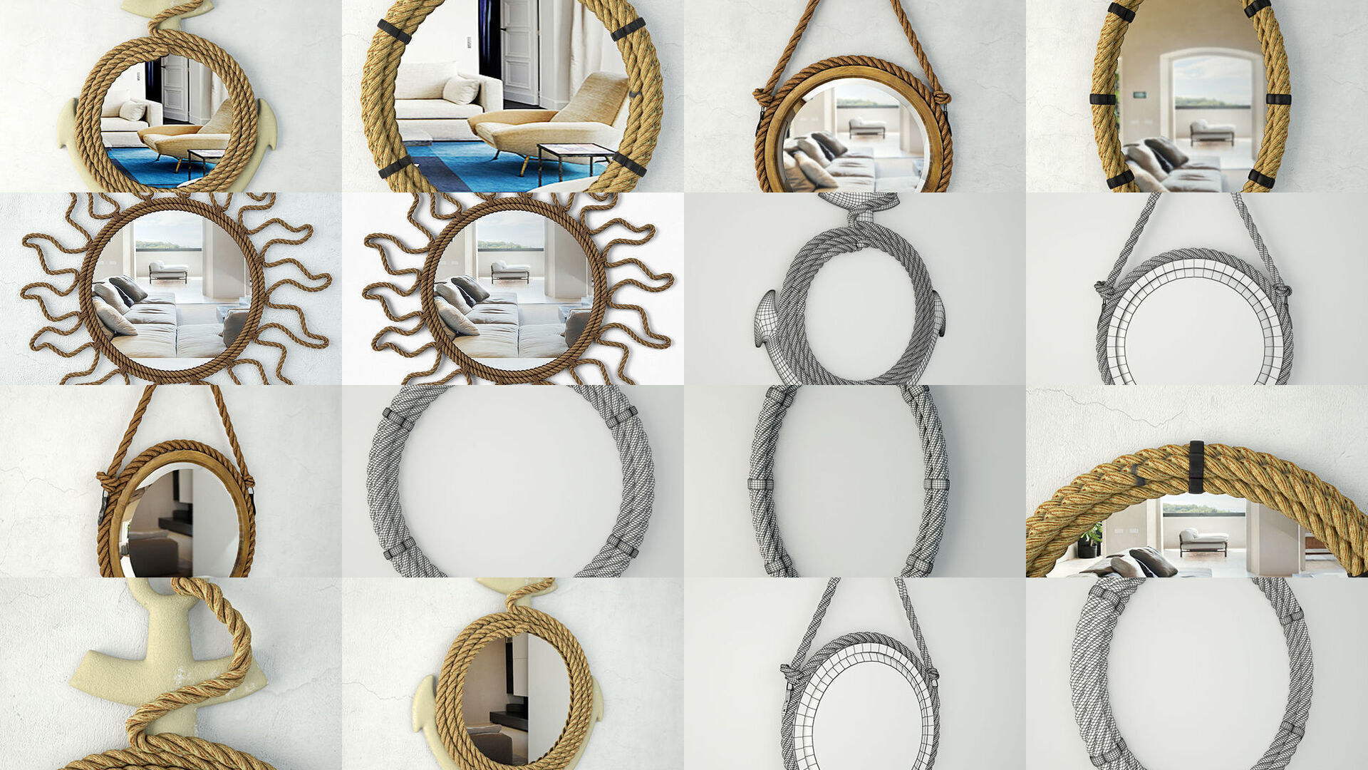 Rope Mirrors collection _1