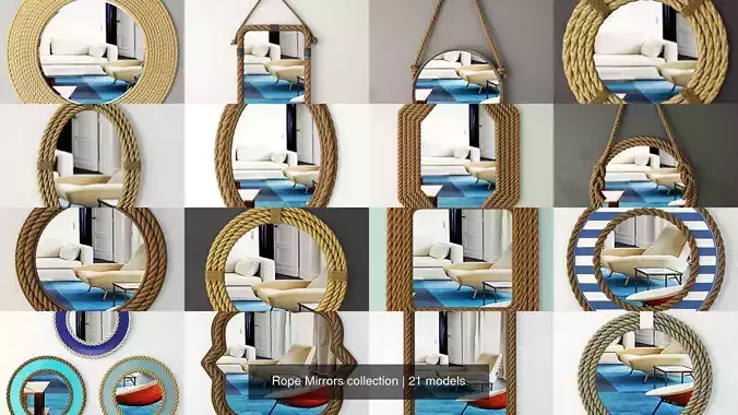 Rope Mirrors collection 