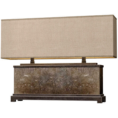 Contemporary Aged Nightstand Table Lamp in European Loft Style 3D model