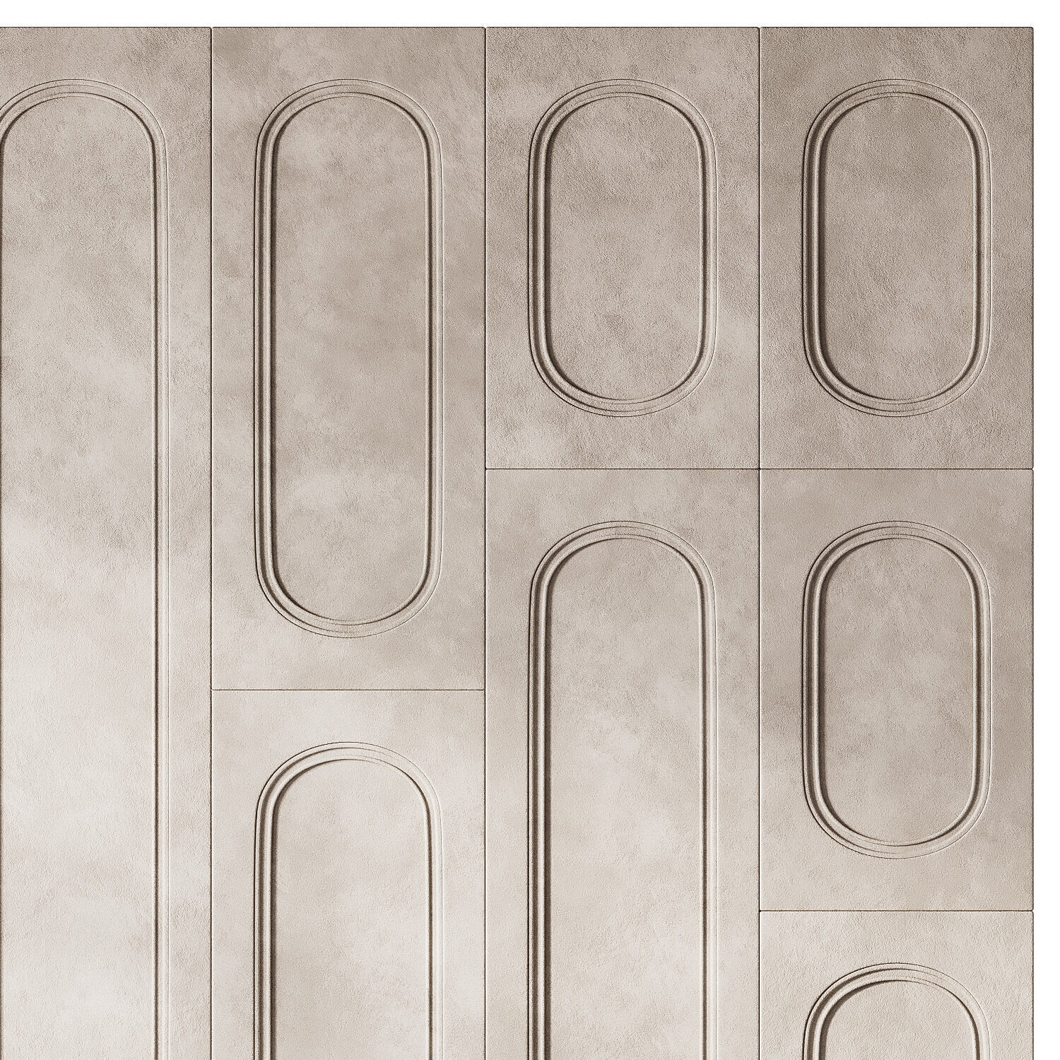 94 Headboard Wall Panel 3D model_2