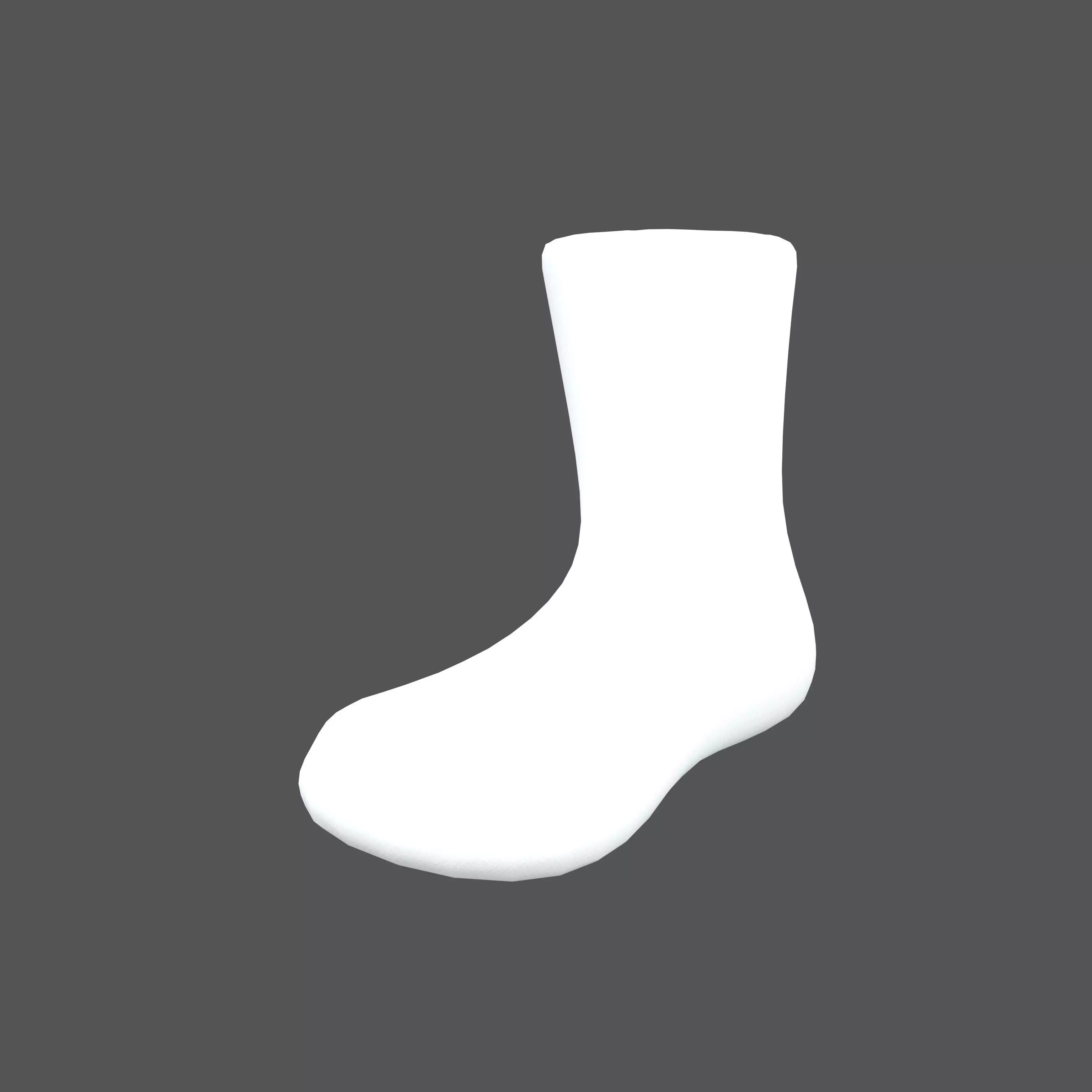 Sock Icon v2 001 Low-poly 3D model_0