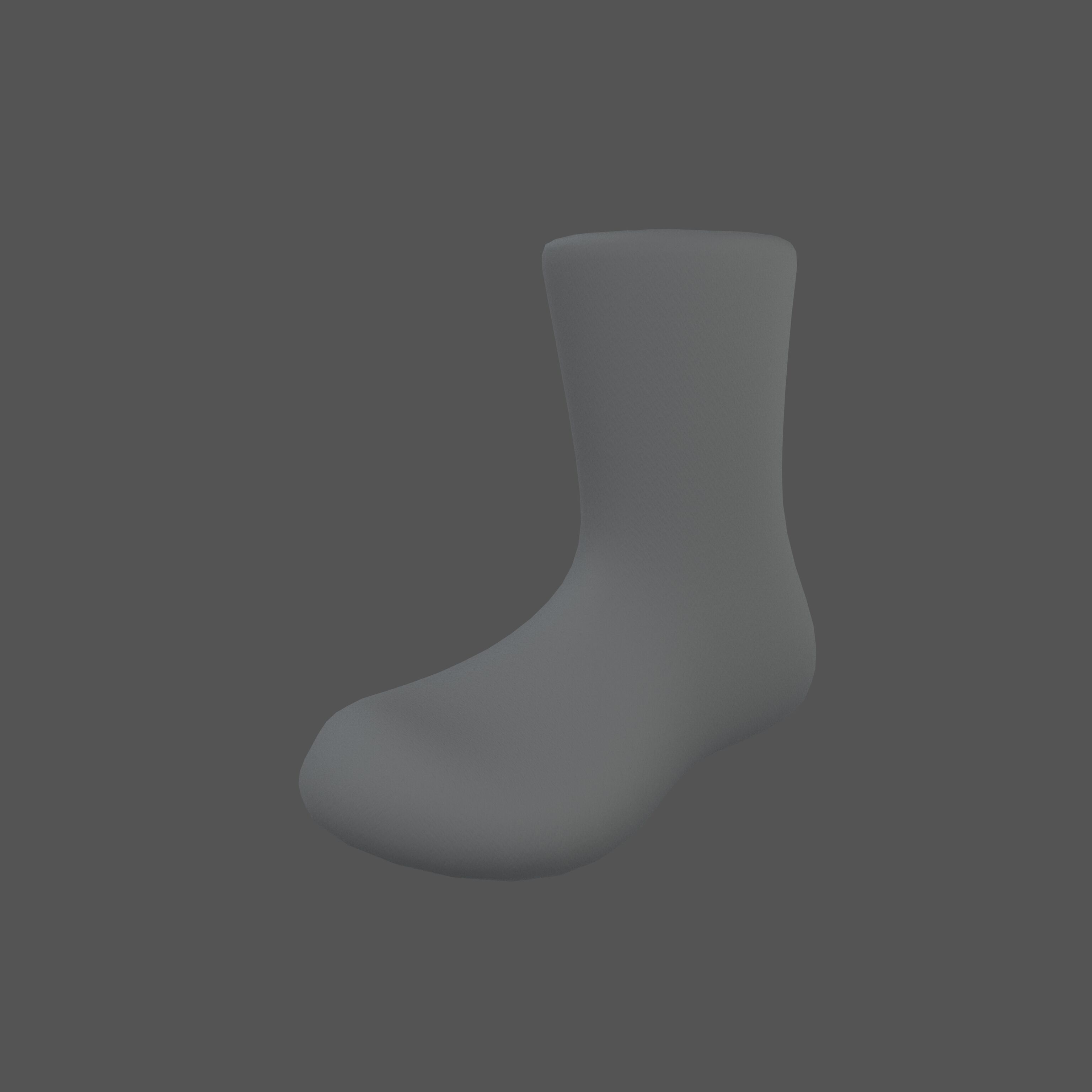 Sock Icon v2 002 Low-poly 3D model_8