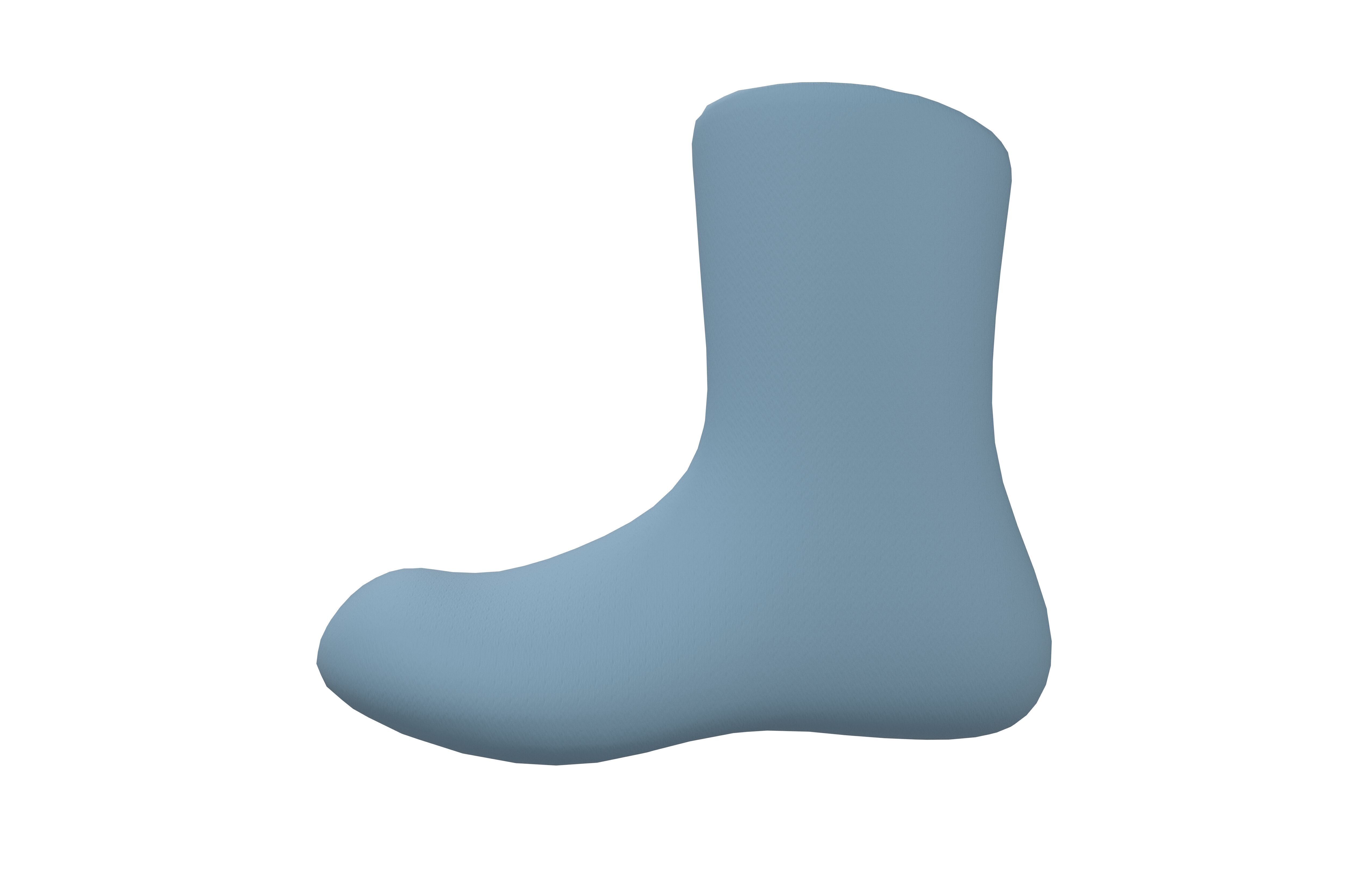 Sock Icon v2 003 Low-poly 3D model_2