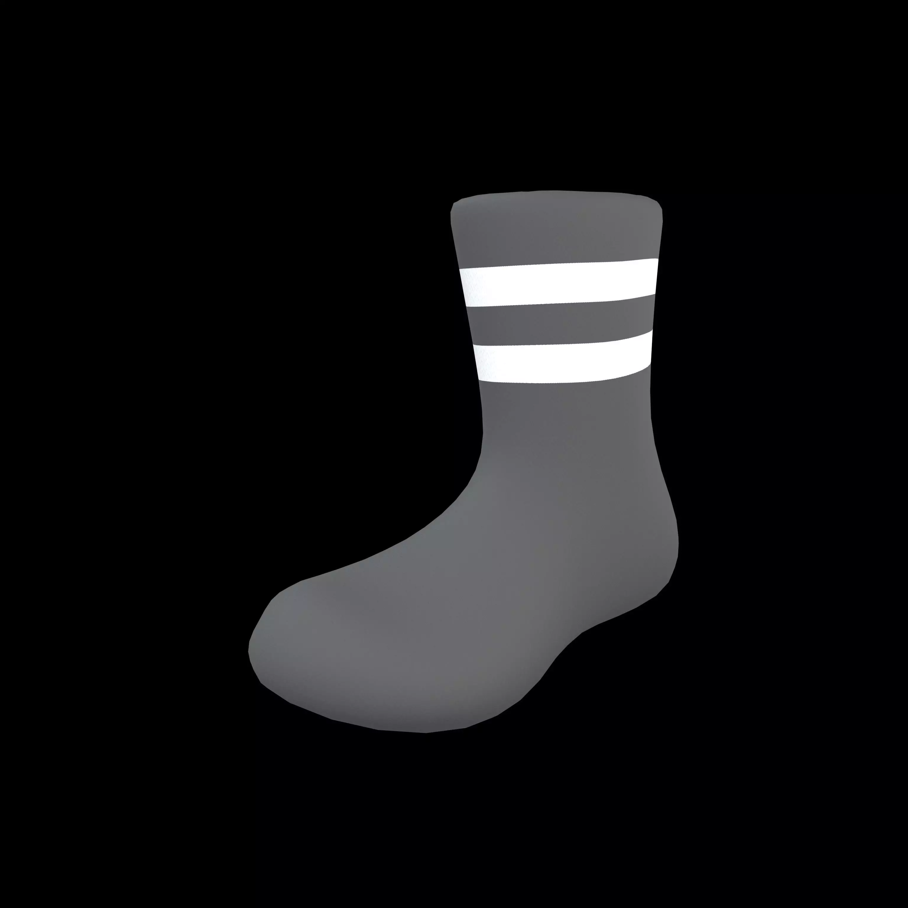 Sock Icon v2 004 Low-poly 3D model_0