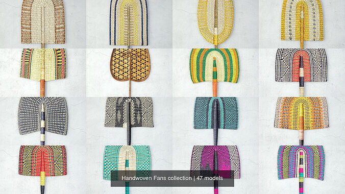 Handwoven Fans collection 