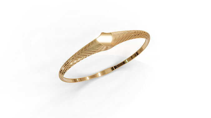 Elegant Designer Bracelet 1 3D print model