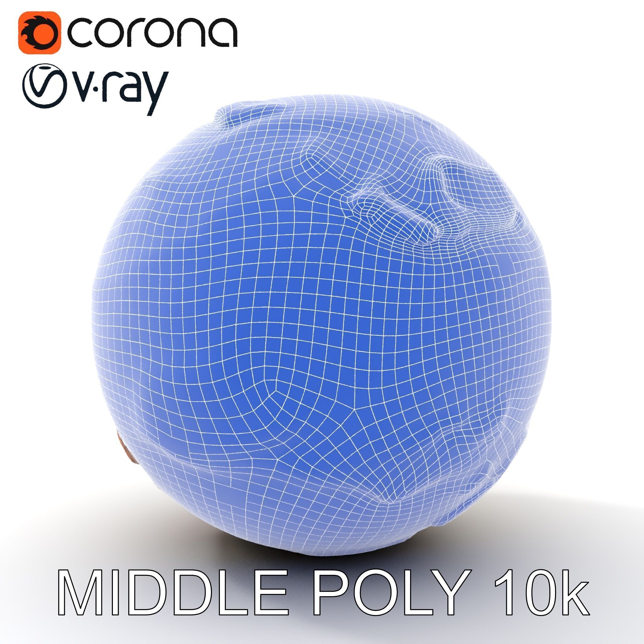 Detailed Topographic Globe Model Pack Low-poly 3D model_27