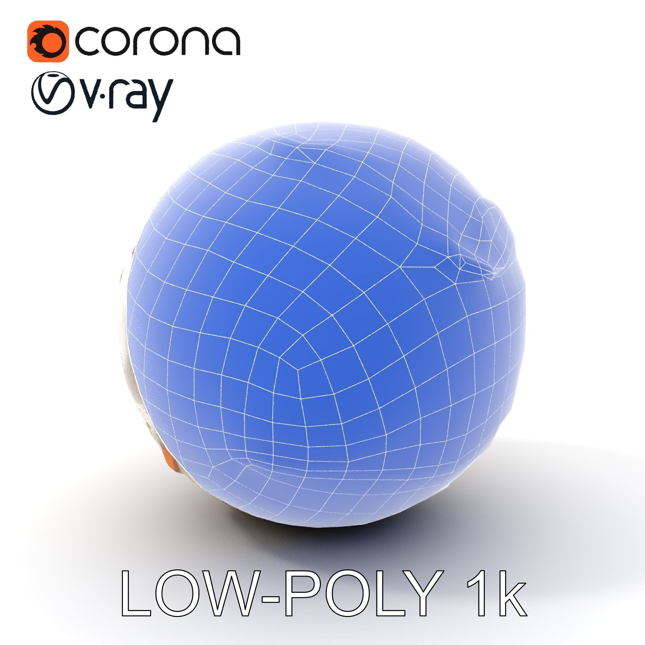 Detailed Topographic Globe Model Pack Low-poly 3D model_16