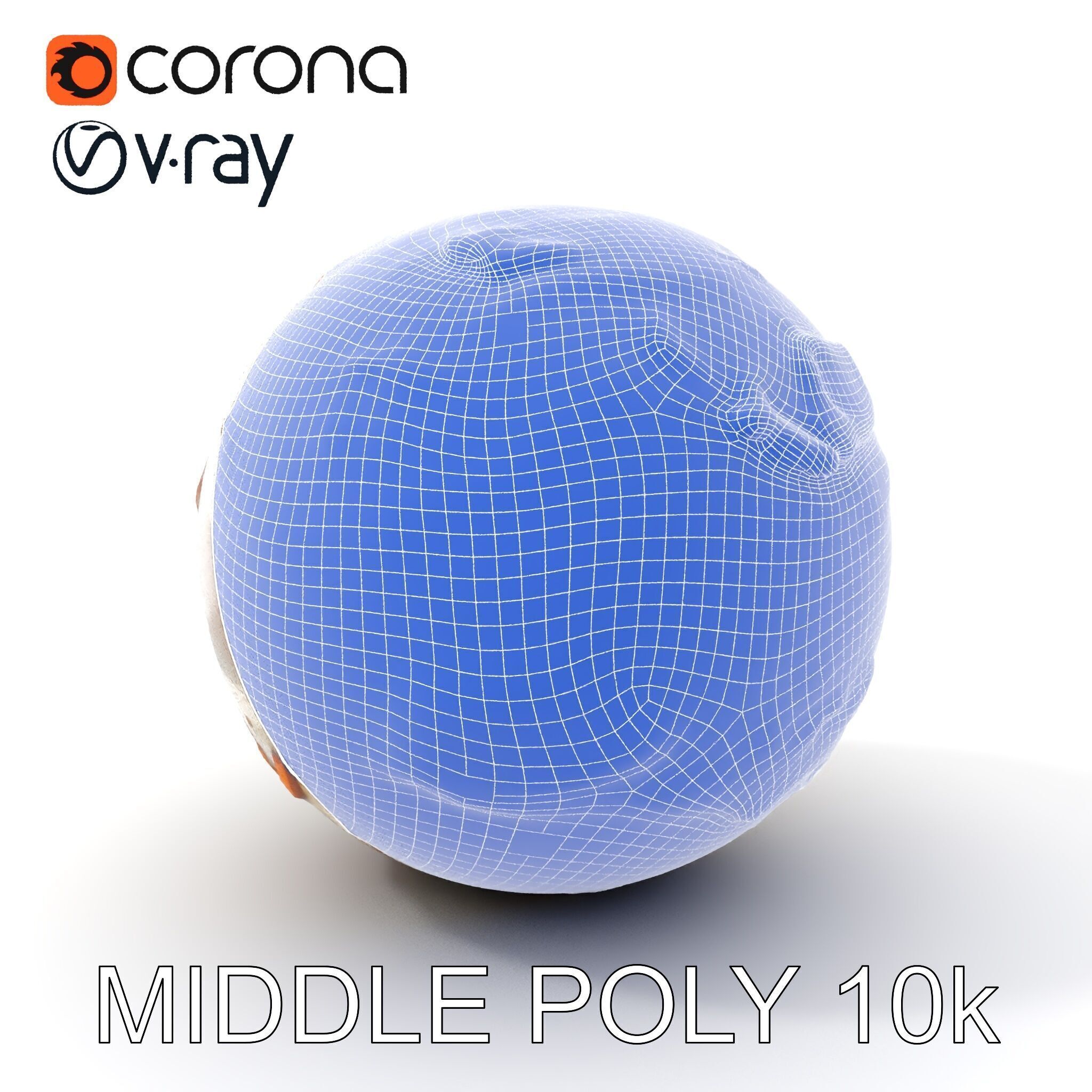 Detailed Topographic Globe Model Pack Low-poly 3D model_10