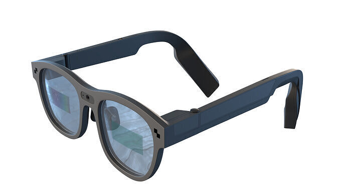 TCL Rayneo X2 AR Glasses 80 percent  similar 3D model