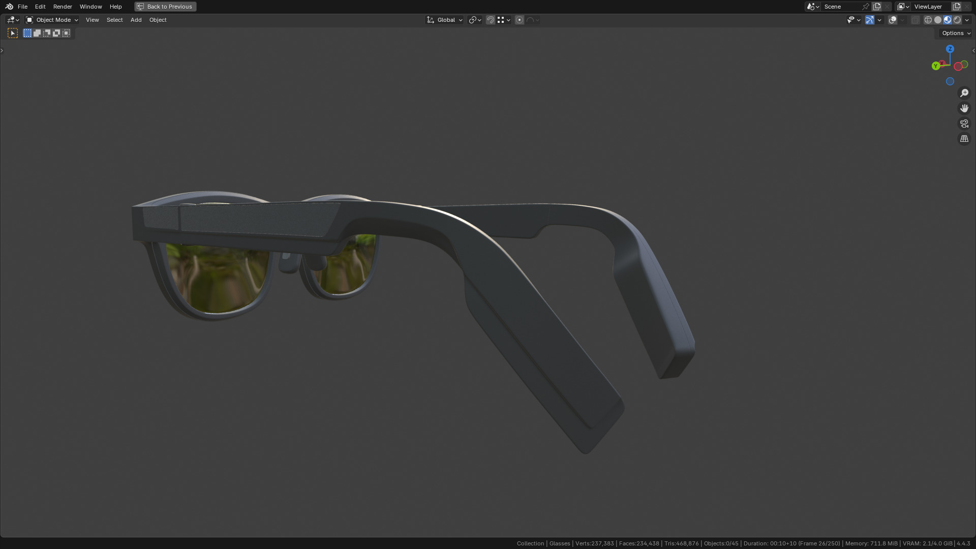 TCL Rayneo X2 AR Glasses 80 percent  similar 3D model_27