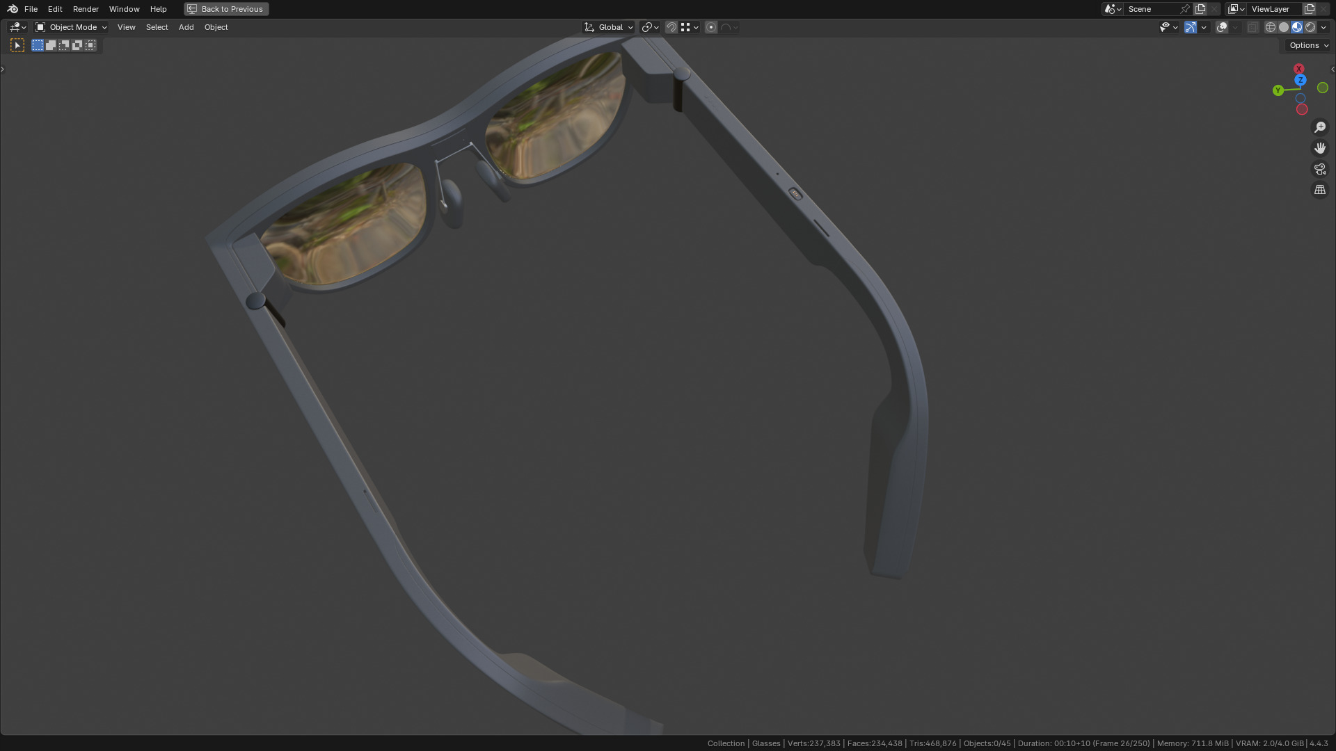 TCL Rayneo X2 AR Glasses 80 percent  similar 3D model_28