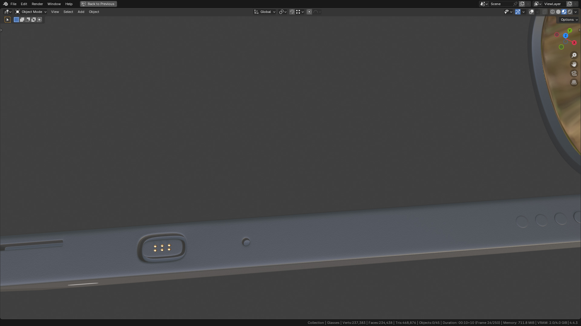 TCL Rayneo X2 AR Glasses 80 percent  similar 3D model_34