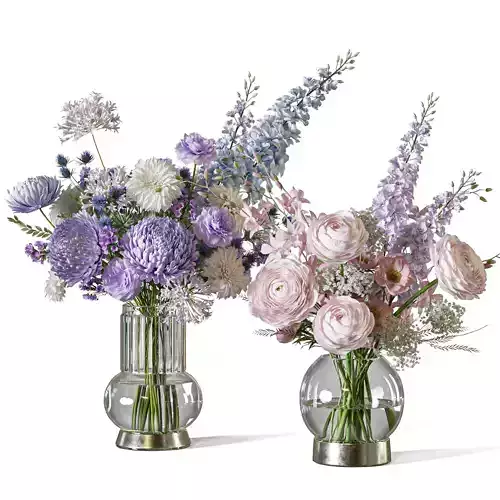 Flower Set 109 Sophisticated Floral Centerpieces 3D model