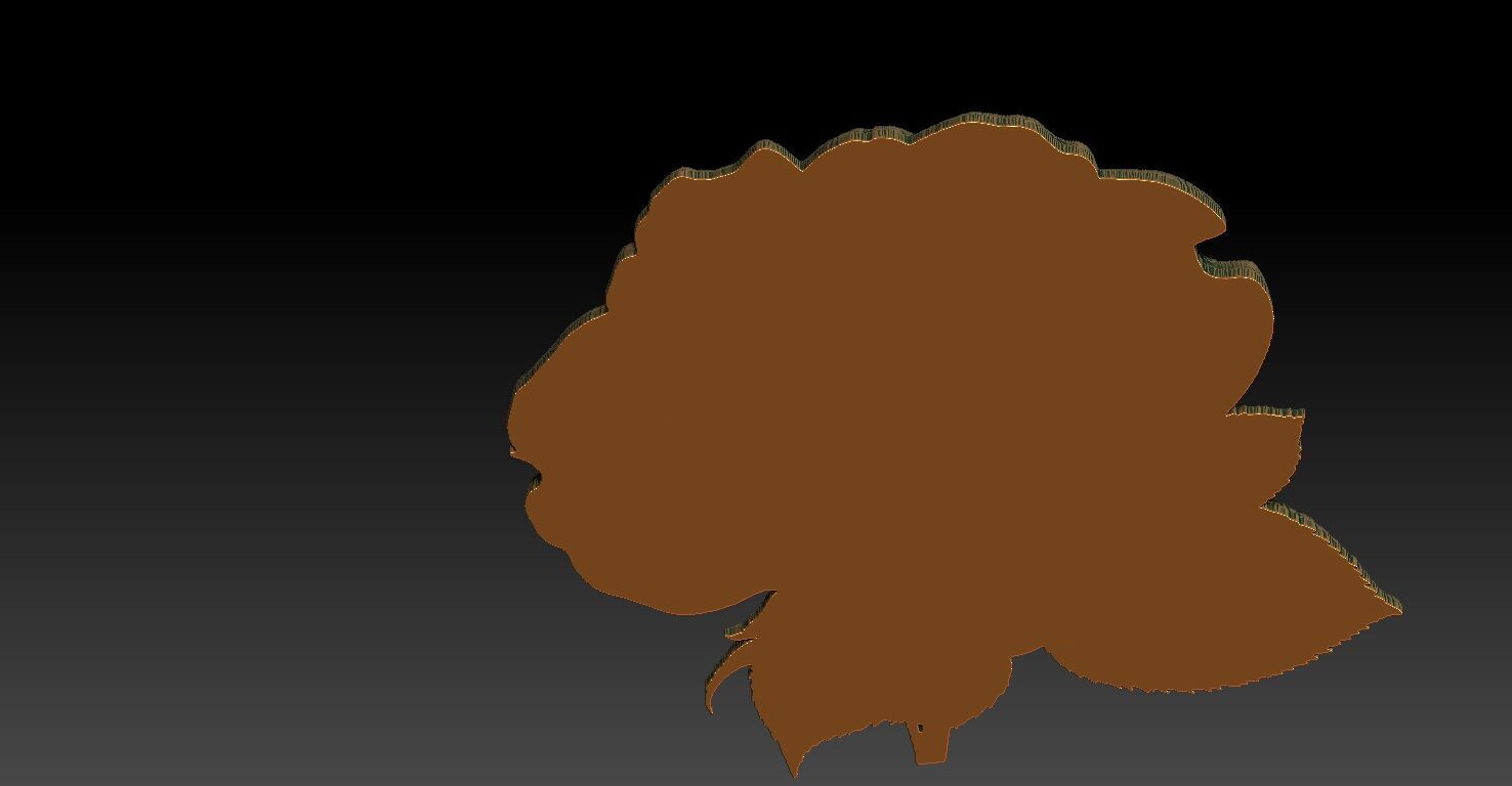10 Rose CNC Relief Model 3D print model_6