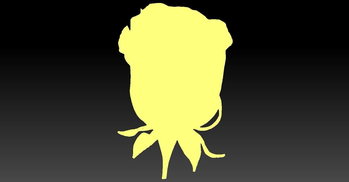 12 Rose CNC Relief Model 3D print model_5