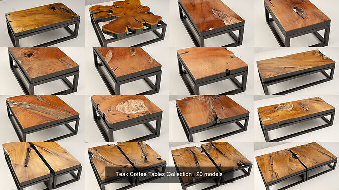 Teak Coffee Tables Collection 