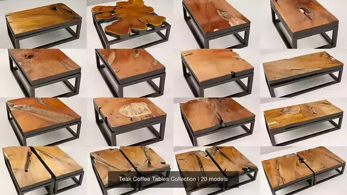 Teak Coffee Tables Collection 