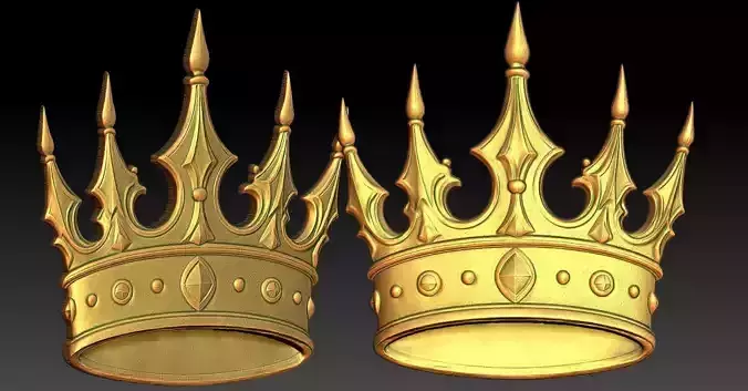 1 CROWN CNC Relief Model 3D print model