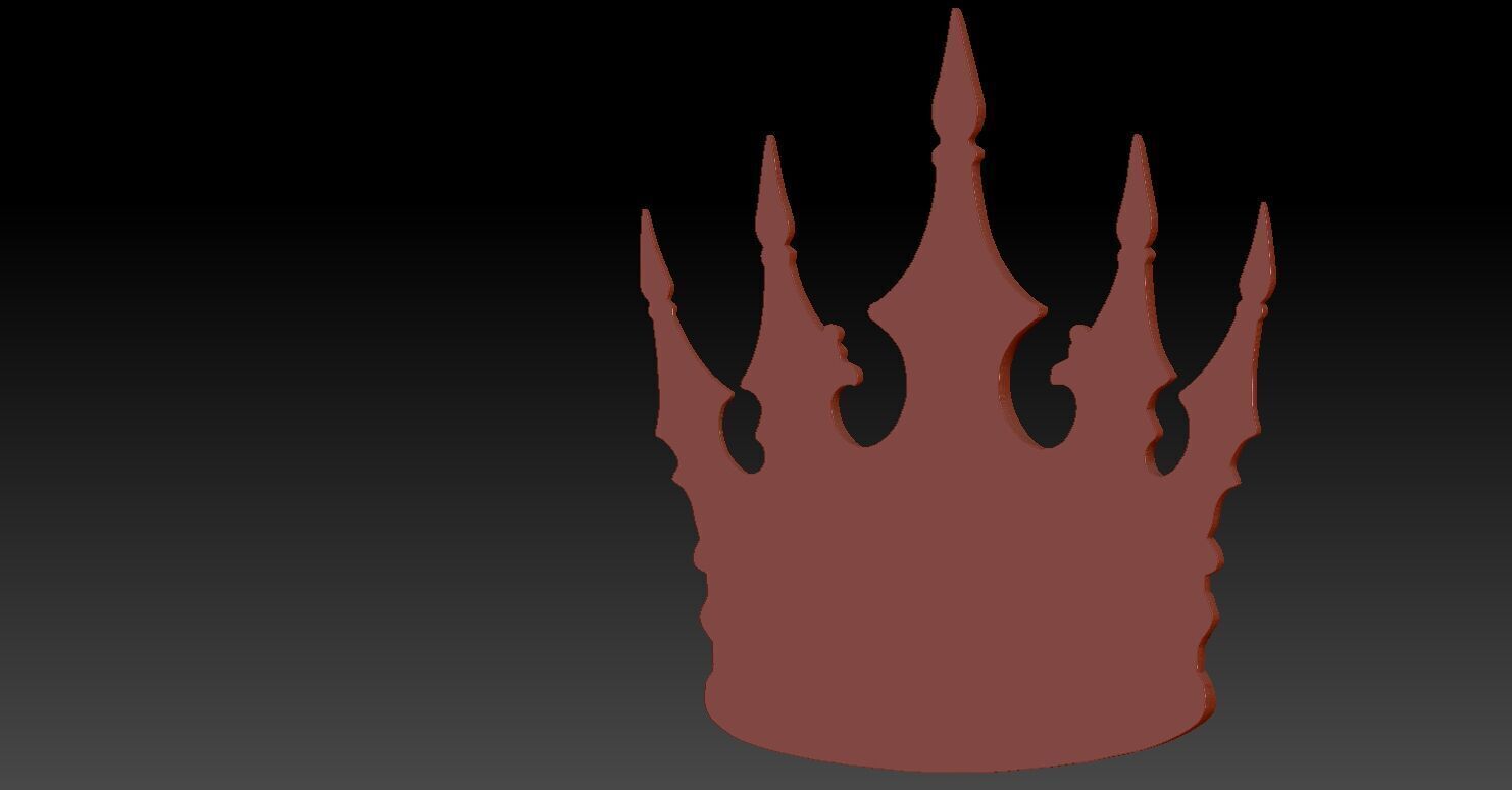 1 CROWN CNC Relief Model 3D print model_6