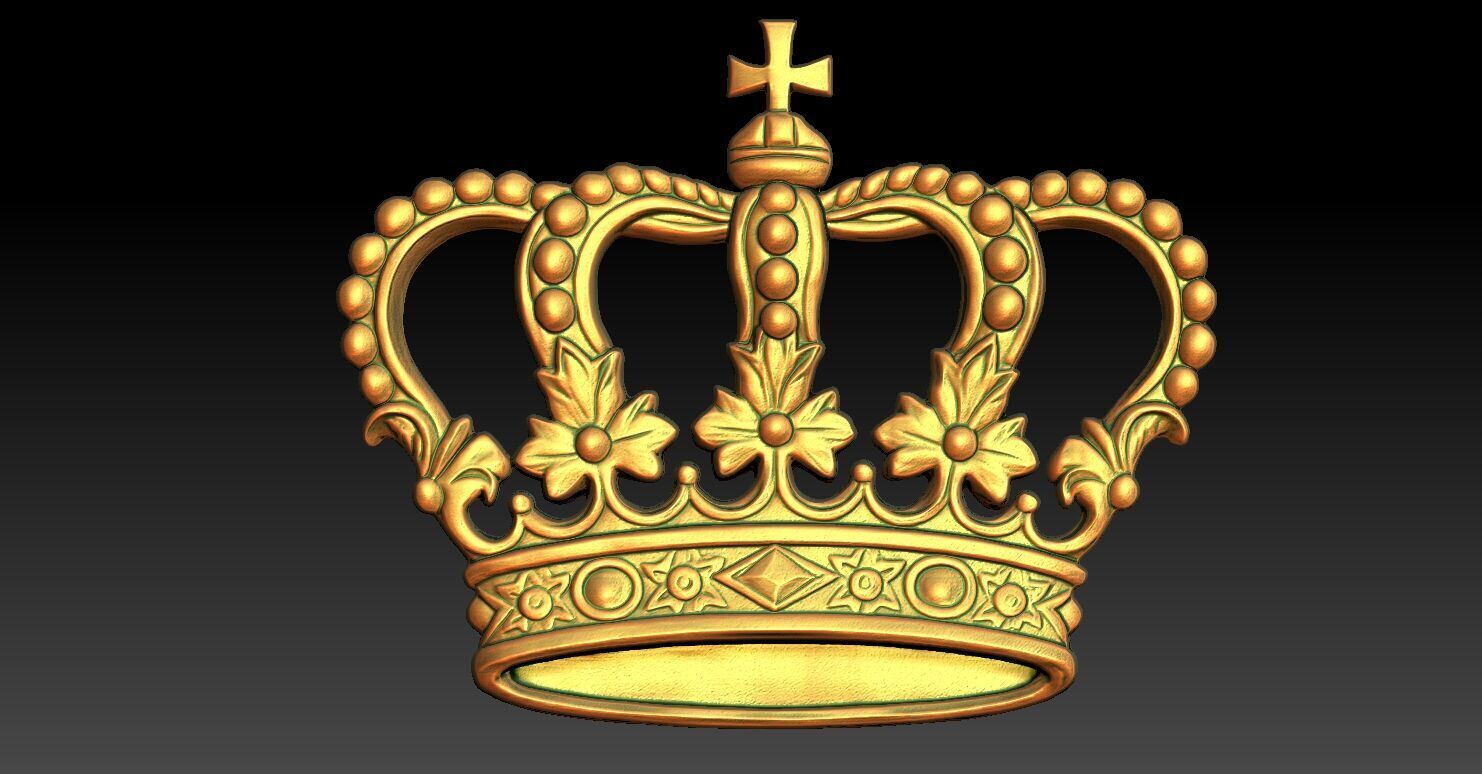 2 CROWN CNC Relief Model 3D print model_2