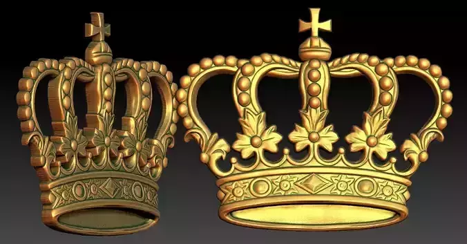 2 CROWN CNC Relief Model