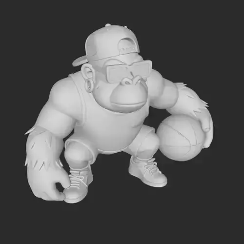 basketball mascot gorilla