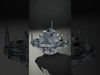 Futuristic Space Station Model Pack with Advanced Antenna Fea... Low-poly 3D model_2