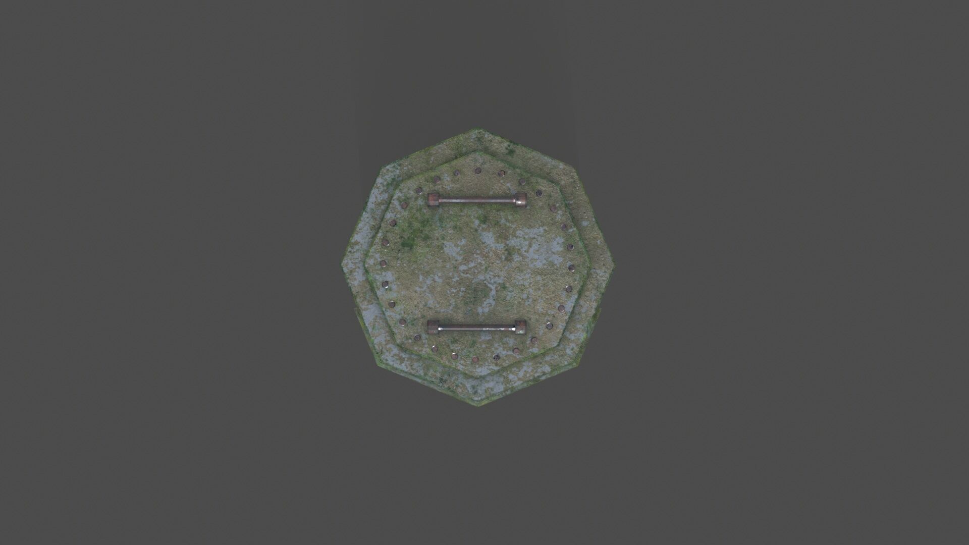 Bunker 02 Low-poly 3D model_6