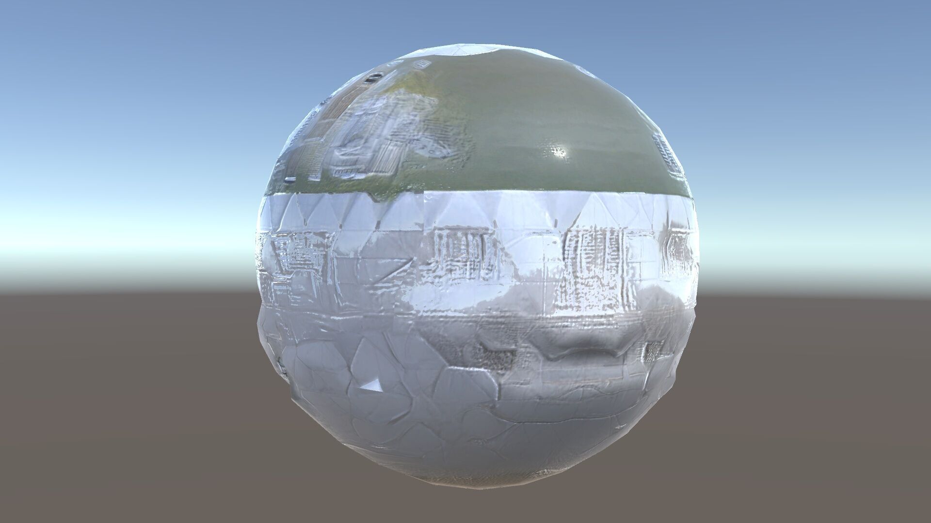 Futuristic City in Sphere Model Pack Low-poly 3D model_24