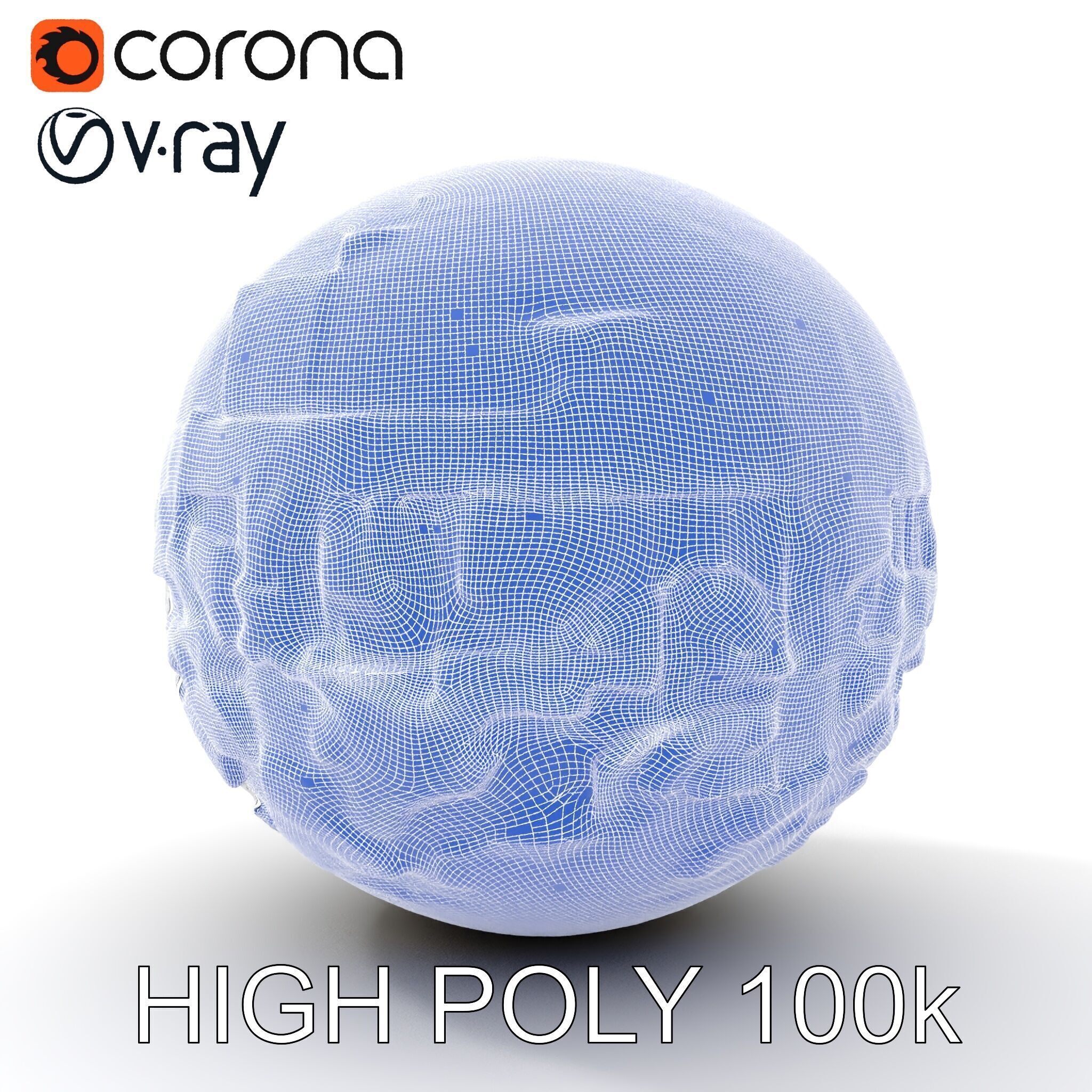 Futuristic City in Sphere Model Pack Low-poly 3D model_30