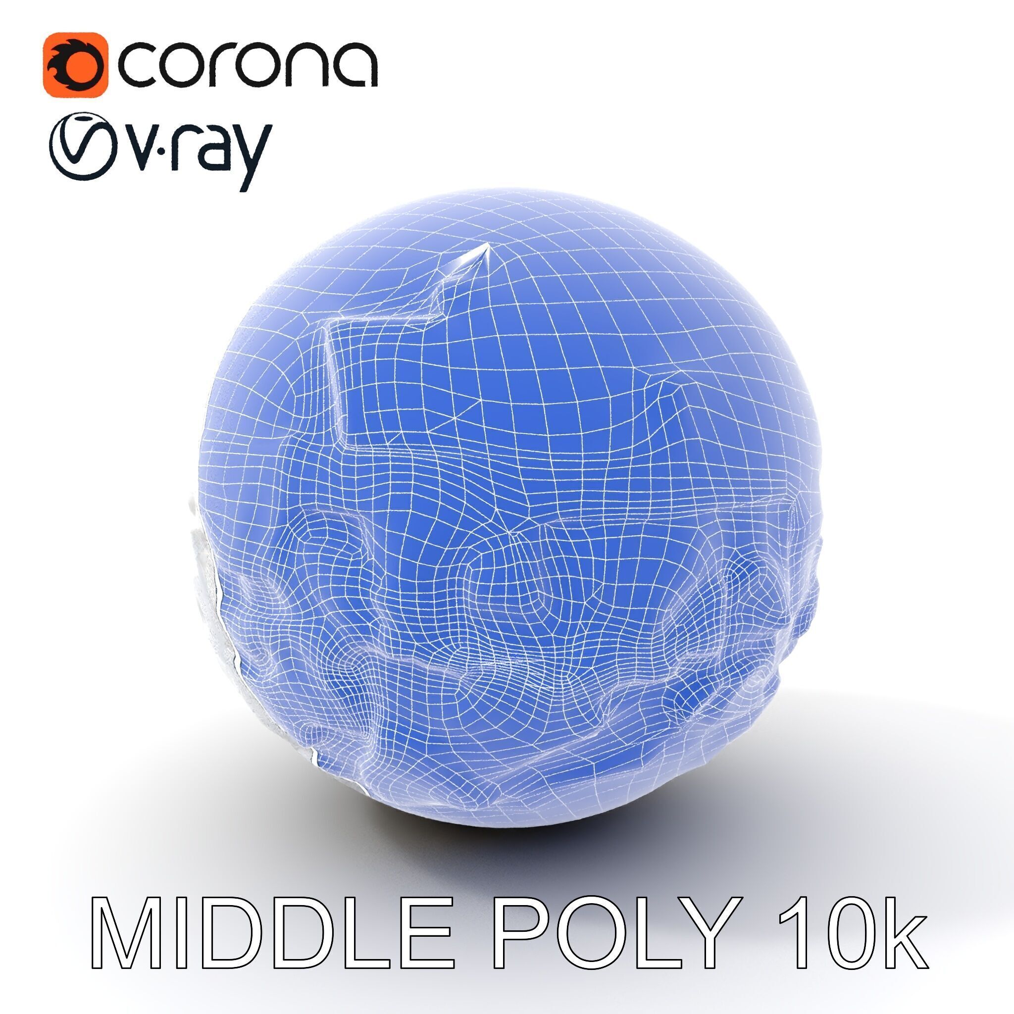 Futuristic City in Sphere Model Pack Low-poly 3D model_20